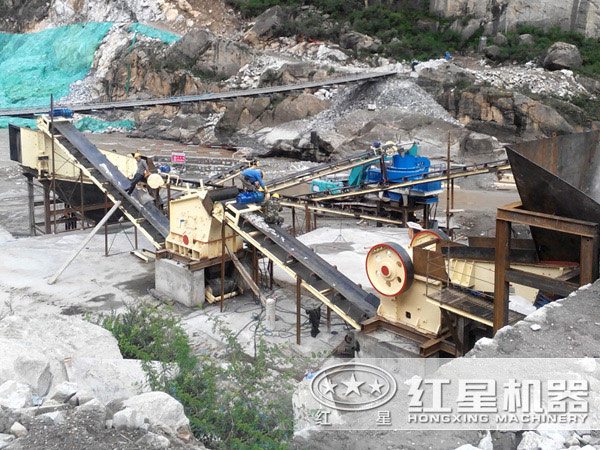 一天400噸河卵石制砂生產(chǎn)線方案二現(xiàn)場(chǎng) 一天400噸河卵石制砂生產(chǎn)線方案二現(xiàn)場(chǎng)