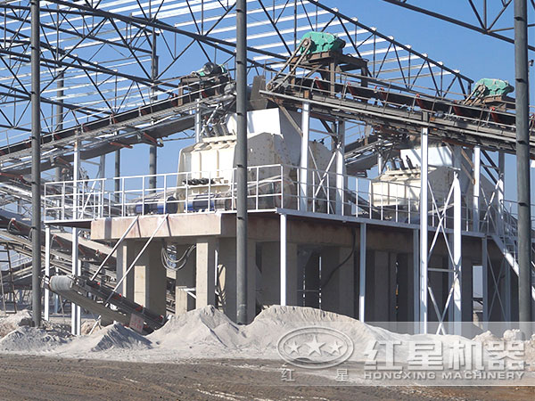 河北某環(huán)保制砂生產(chǎn)線現(xiàn)場2 河北某環(huán)保制砂生產(chǎn)線現(xiàn)場2