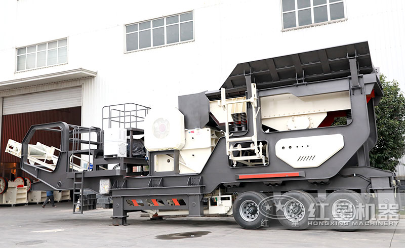 河南鵝卵石移動破碎站,車載行走 河南鵝卵石移動破碎站,車載行走