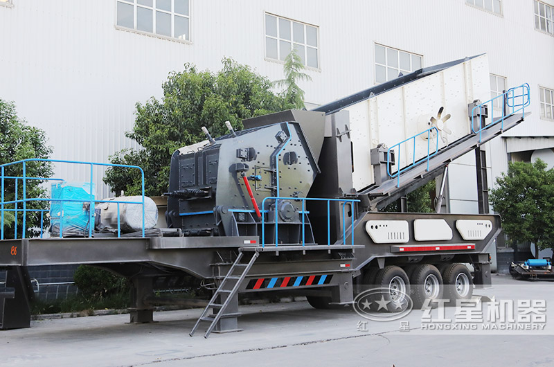 移動建筑垃圾處理設備:車載移動反擊破 移動建筑垃圾處理設備:車載移動反擊破