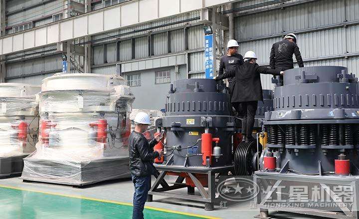 全液壓圓錐破碎機，液壓過載保護裝置，自動調節出料粒度