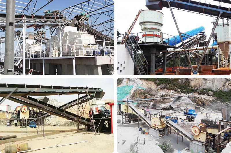 時(shí)產(chǎn)600噸固定制砂生產(chǎn)線組合