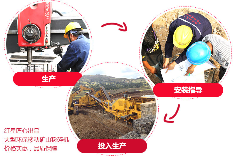 紅星大型環(huán)保礦山移動(dòng)粉碎機(jī)價(jià)格實(shí)惠