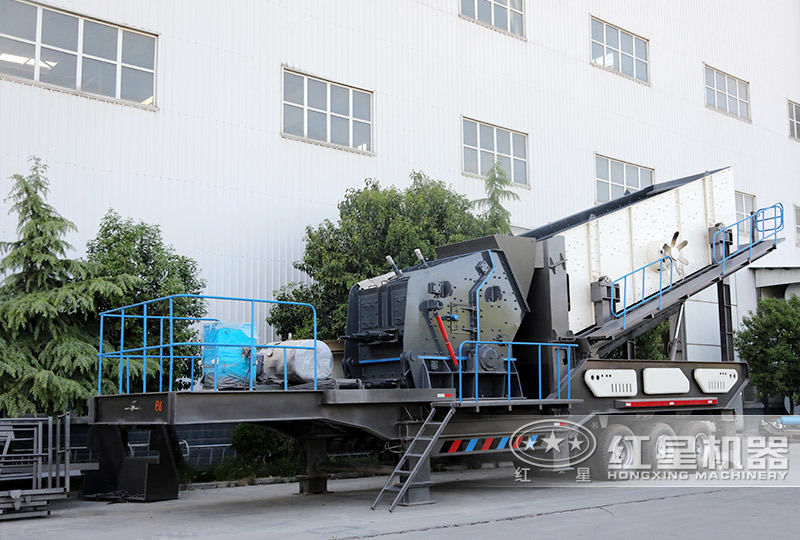 渣土流動式粉碎機:制砂+篩分 渣土流動式粉碎機:制砂+篩分
