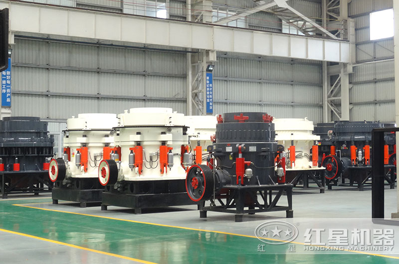 液壓圓錐破碎機(jī)設(shè)備圖，有現(xiàn)貨