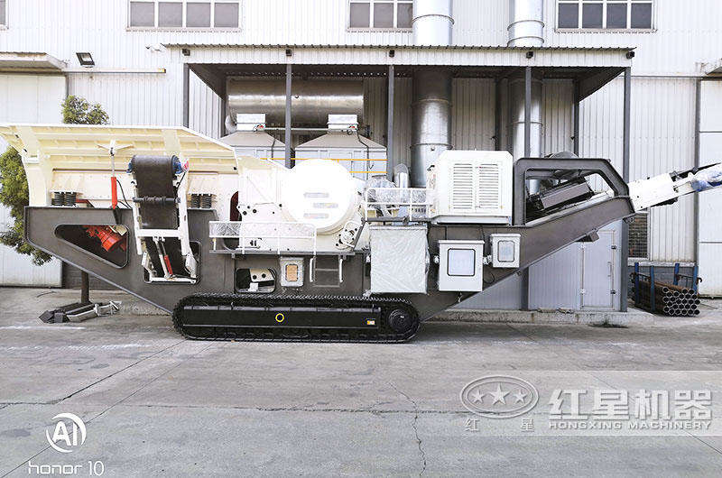 鄂破履帶流動式破碎機(jī):給料+粗碎+傳輸 鄂破履帶流動式破碎機(jī):給料+粗碎+傳輸