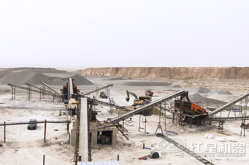 硅石破碎生產線現場實拍圖 硅石破碎生產線現場實拍圖