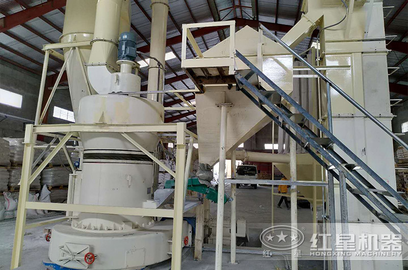 紅星雷蒙磨粉機制粉加工客戶現場實拍